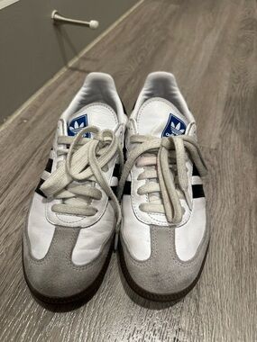 adidas White & Black Low-Top Sneakers